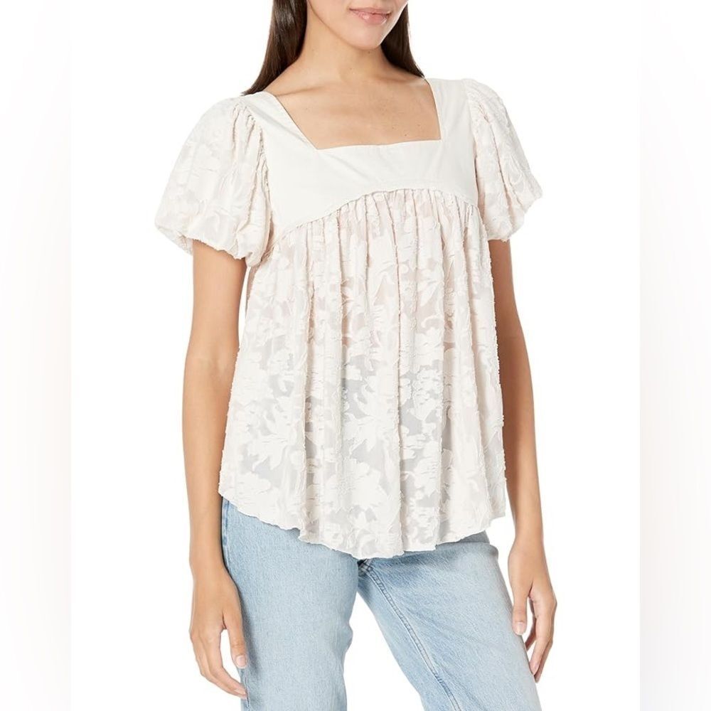 Free People Sunrise To Sunset Top In Champagne Dream
